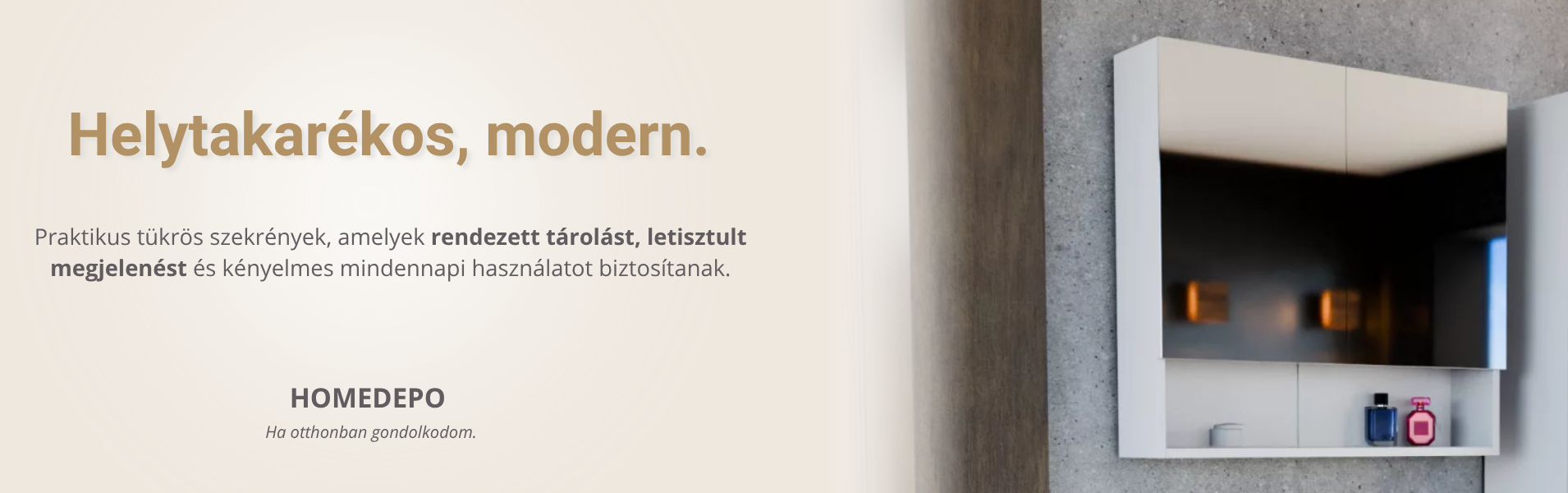 Homedepo tükrös szekrények