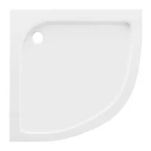 HD Lofty 80x80/90x90 íves magasított akril zuhanytálca, 13,5 cm magas
