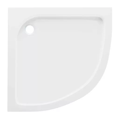 HD Lofty 90x90 íves magasított akril zuhanytálca, 13,5 cm magas