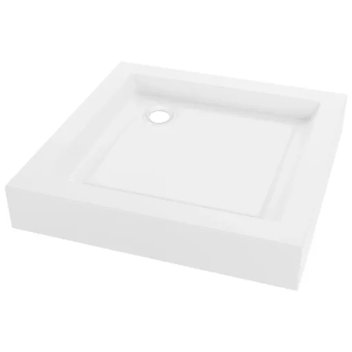 HD Lofty 70x70/80x80/90x90 szögletes magasított akril zuhanytálca, 13,5 cm magas