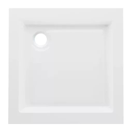 HD Lofty 70x70/80x80/90x90 szögletes magasított akril zuhanytálca, 13,5 cm magas