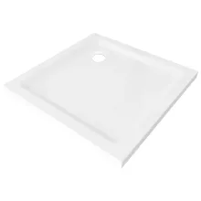 HD Slim 70x70/80x80/90x90/100x100 szögletes lapos akril zuhanytálca, 5 cm magas