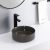 HD Ariana Grey 36 cm széles pultra ültethető fényes szürke porcelán mosdótál
