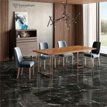 DURSTONE AGATA  BLACK 60x60 cm tükörfényes rektifikált porcelán padlólap, járólap