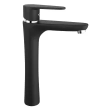 Ferro Algeo fekete magasított mosdó csaptelep