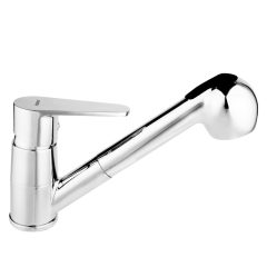   FERRO ALGEO króm álló konyhai mosogató csaptelep kihúzható kézizuhannyal