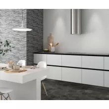DURSTONE BANDS GREY 31x98 cm csíkos 3D felületű díszburkolat, csempe