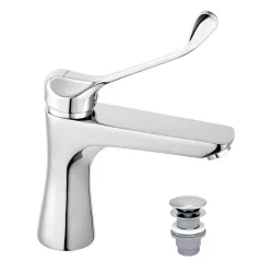   Ferro Algeo Square Medico króm orvosi mosdó csaptelep click-clack leeresztővel