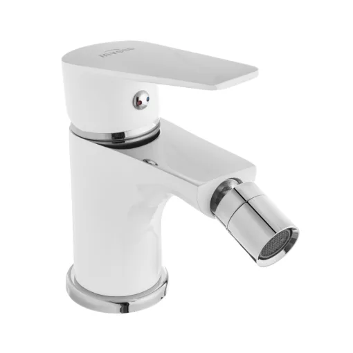 Invena DOKOS álló bidé csaptelep, fehér-króm színben