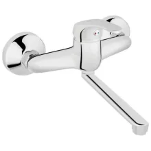 Ferro Basic króm fali mosdó csaptelep elforgatható kifolyócsővel