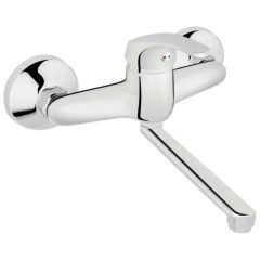   Ferro Basic króm fali mosdó csaptelep elforgatható kifolyócsővel