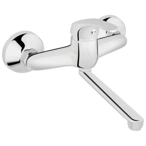 Ferro Basic króm fali mosdó csaptelep elforgatható kifolyócsővel