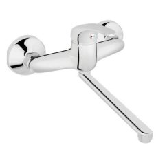   Ferro Basic króm fali mosogató csaptelep elforgatható kifolyócsővel