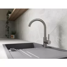 Ferro Camira Inox konyhai mosogató csaptelep elforgatható kifolyócsővel
