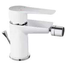 Ferro Adore fehér-króm bidé csaptelep automata leeresztővel