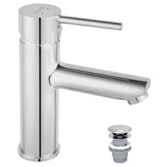   Ferro Fiesta króm mosdó csaptelep click-clack leeresztővel