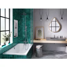 Ferro Fiesta króm mosdó csaptelep click-clack leeresztővel