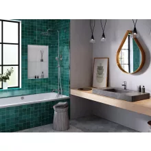 Ferro Fiesta króm mosdó csaptelep click-clack leeresztővel