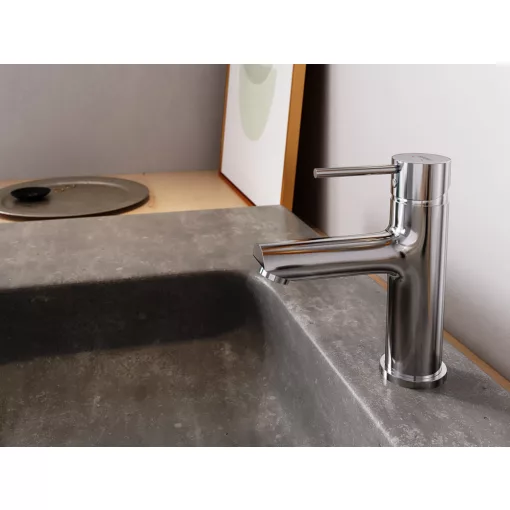 Ferro Fiesta króm mosdó csaptelep click-clack leeresztővel