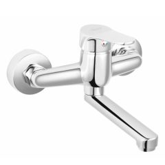   Ferro Isso króm fali mosdó csaptelep elforgatható kifolyócsővel