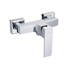 Invena PAROS falra szerelhető króm zuhanycsaptelep