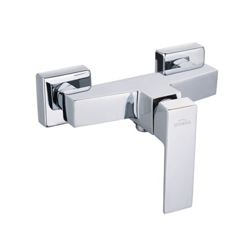 Invena PAROS falra szerelhető króm zuhanycsaptelep