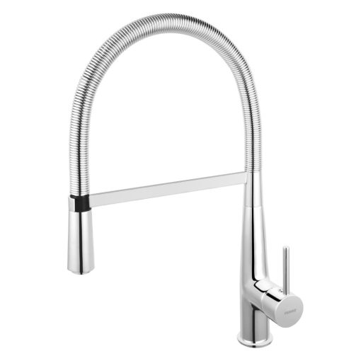 Ferro Sonata króm konyhai mosogató csaptelep flexibilis kihuzható fejjel és elforgatható kifolyócsővel