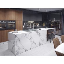 Ferro Sonata króm konyhai mosogató csaptelep flexibilis kihuzható fejjel és elforgatható kifolyócsővel