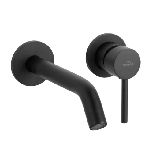 Invena DAFNI fekete falsík alatti mosdócsaptelep