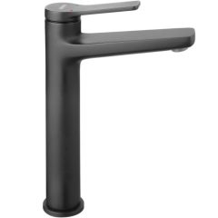 Ferro Stratos fekete magasított mosdó csaptelep