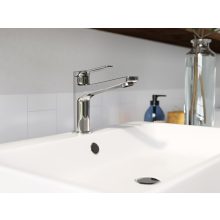 Ferro Stratos króm mosdó csaptelep click-clack leeresztővel