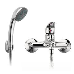 Ferro Smile króm kádtöltő csaptelep zuhanyszettel