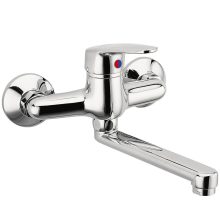 Ferro Smile króm fali konyhai mosogató csaptelep elforgatható kifolyócsővel