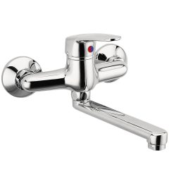   Ferro Smile króm fali konyhai mosogató csaptelep elforgatható kifolyócsővel