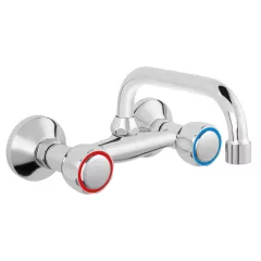   Ferro Standard króm fali mosdó csaptelep elforgatható kifolyócsővel