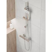 Invena TERMORA krómozott falsík alatti termosztátos zuhanycsaptelep, zuhanyszett nélkül