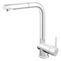   Ferro Toledo króm konyhai mosogató csaptelep kihúzható zuhanyfejjel