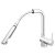   Ferro Toledo króm konyhai mosogató csaptelep kihúzható zuhanyfejjel