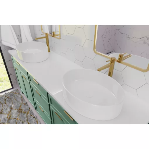Invena GLAMOUR TREND magasított álló fényes arany mosdócsaptelep