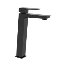 Invena PAROS BLACK magasított álló fekete mosdócsaptelep