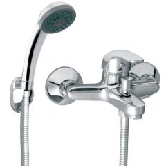 FERRO VASTO króm fali kádcsaptelep zuhanyszettel