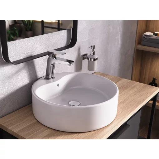 Ferro Vitto Verdeline víztakarékos króm mosdó csaptelep click-clack leeresztővel