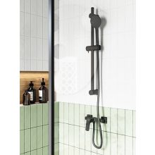 Ferro Vitto Verdeline víztakarékos fekete zuhany csaptelep