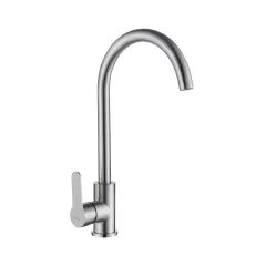   Invena TREND INOX krómozott konyhai álló csaptelep, forgatható kifolyócsővel