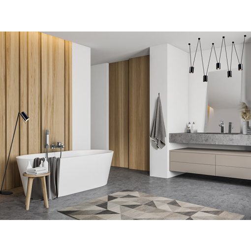 Ferro Zicco króm kádtöltő csaptelep zuhanyszettel