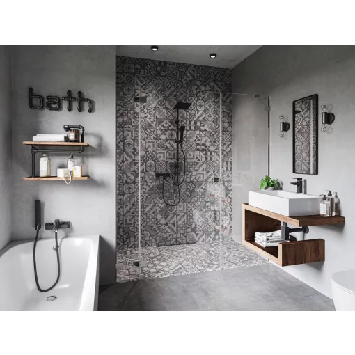 Ferro Zicco fekete zuhany csaptelep