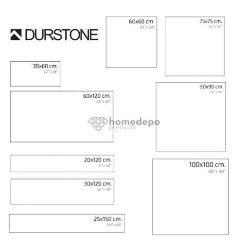 DURSTONE CASA CHIC GREY 60x60 cm natúr matt felületű porcelán padlólap, járólap