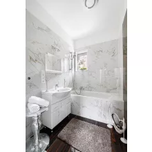 Carrara White 60x60 polírozott rektifikált márványmintás gres-porcelán padlóburkolat