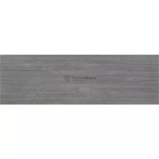 DURSTONE EBEZ BLACK 31X98 csíkos matt felületű falburkolat,csempe