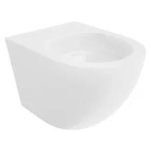 HD Lara White perem nélküli mély öblítésű íves fali WC tető nélkül
